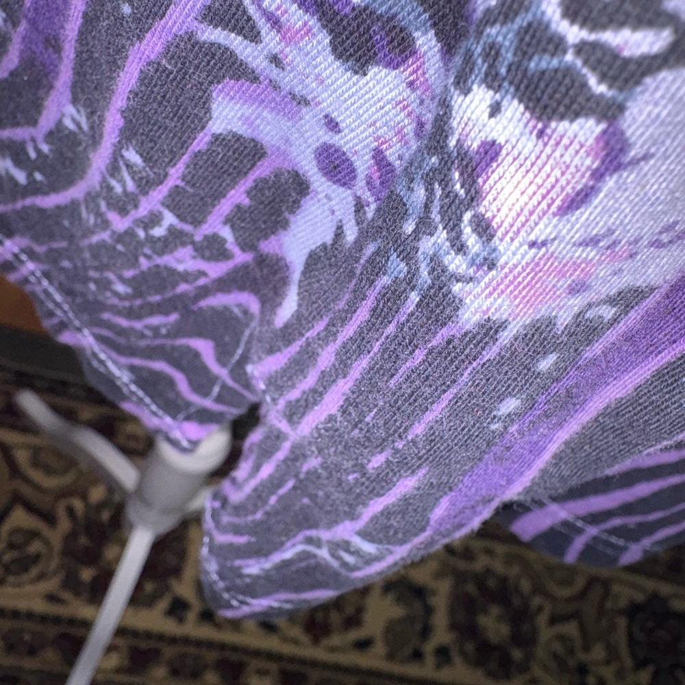ANTHONY RICHARDS SIZE X-LARGE GORGEOUS PURPLE 3/4 SLEEVE TUNIC LENGTH TOP - Picture 4 of 7